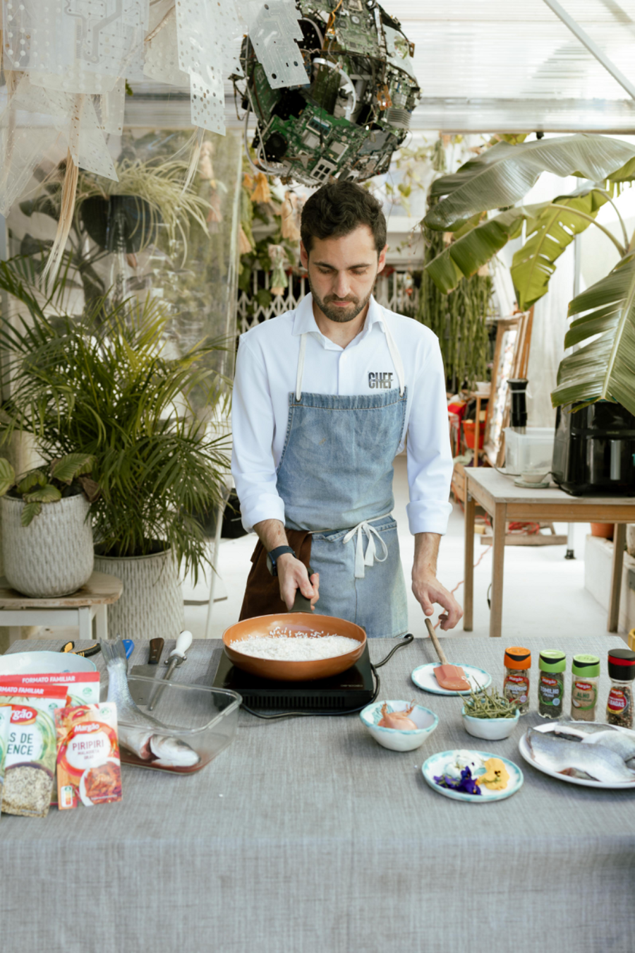Chef em ação